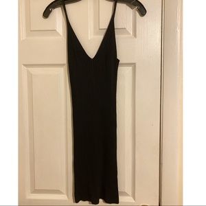 Mini black dress